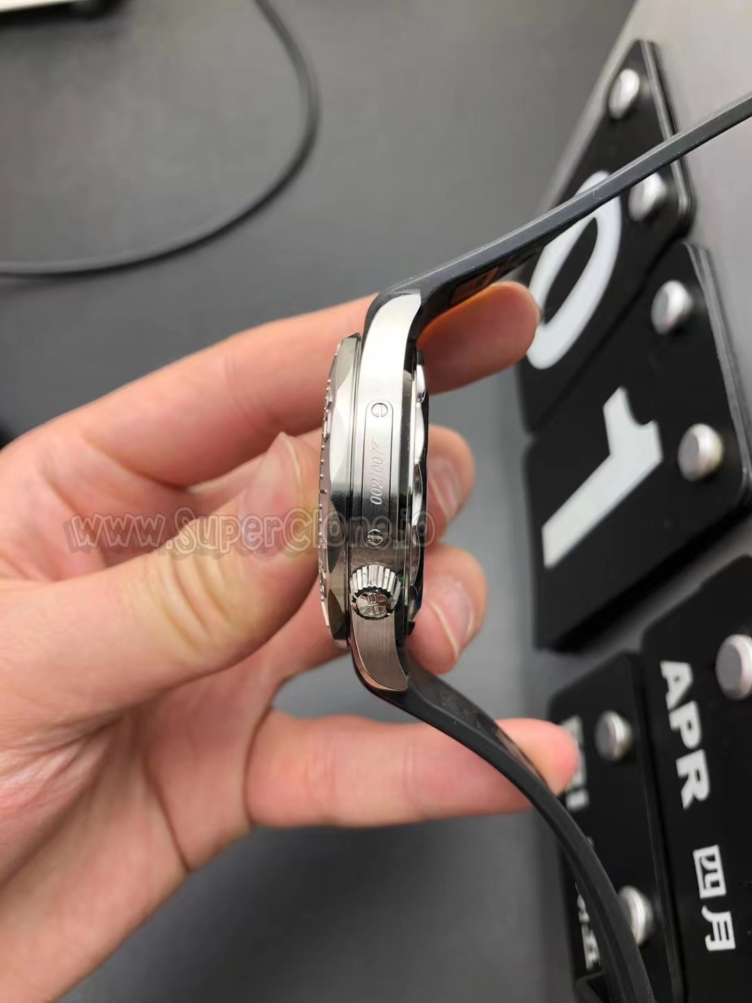 Titanium Bezel and Case Side Profile