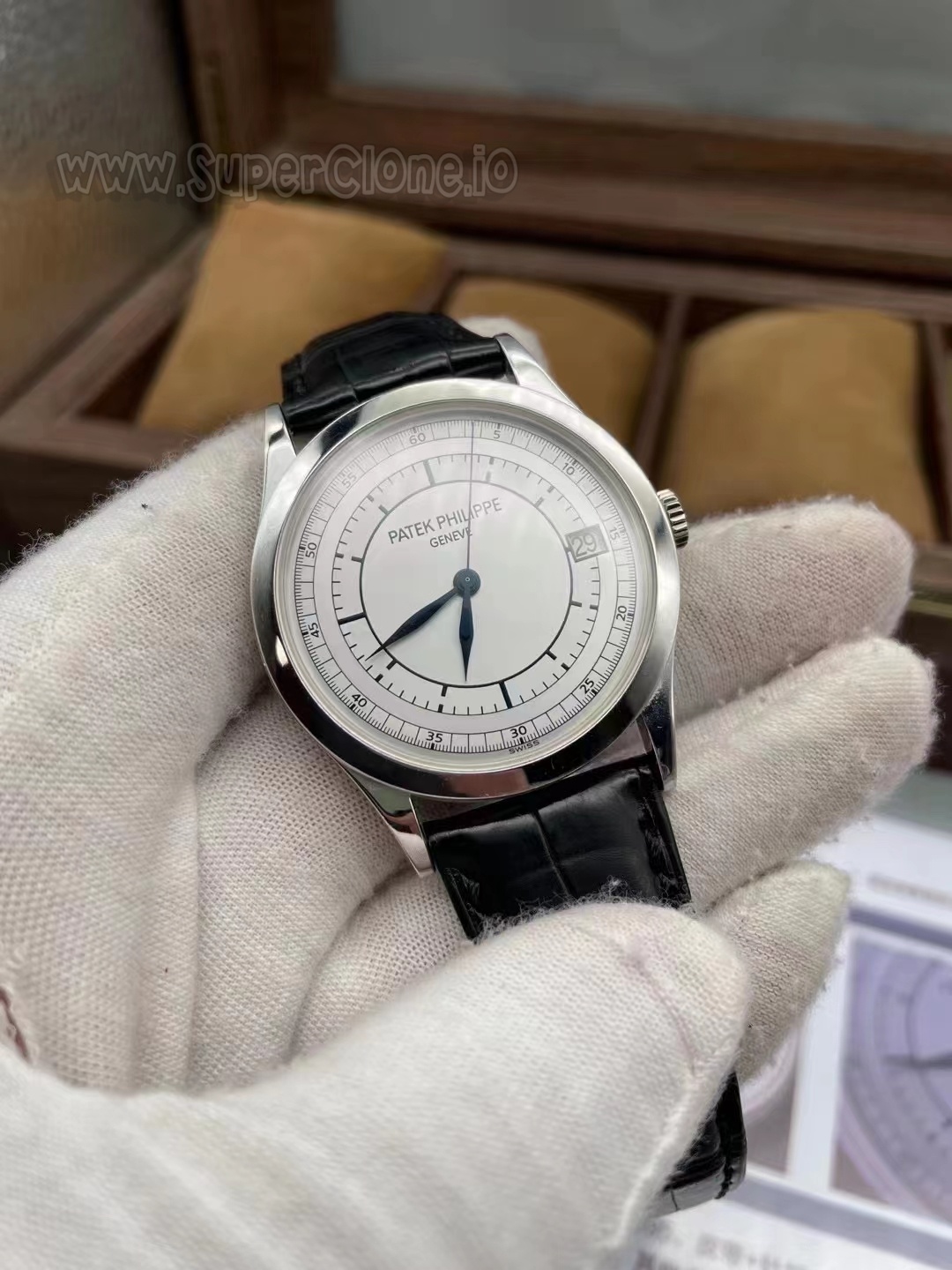 Frankenstein Patek Philippe 5296G white gold case front view