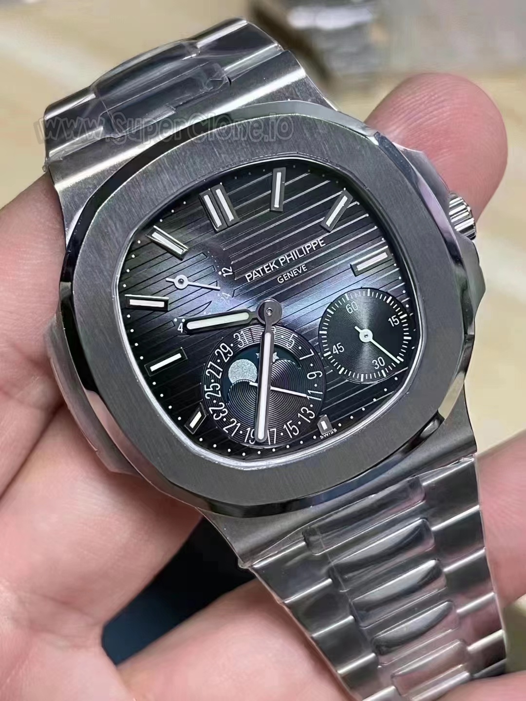 PPF Factory Patek Philippe Nautilus 5712 side profile