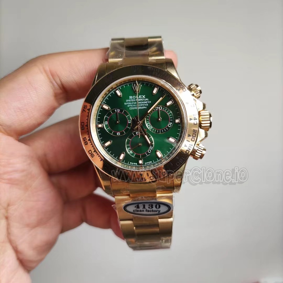 Clean Factory Rolex Daytona 116508 Green Dial Review