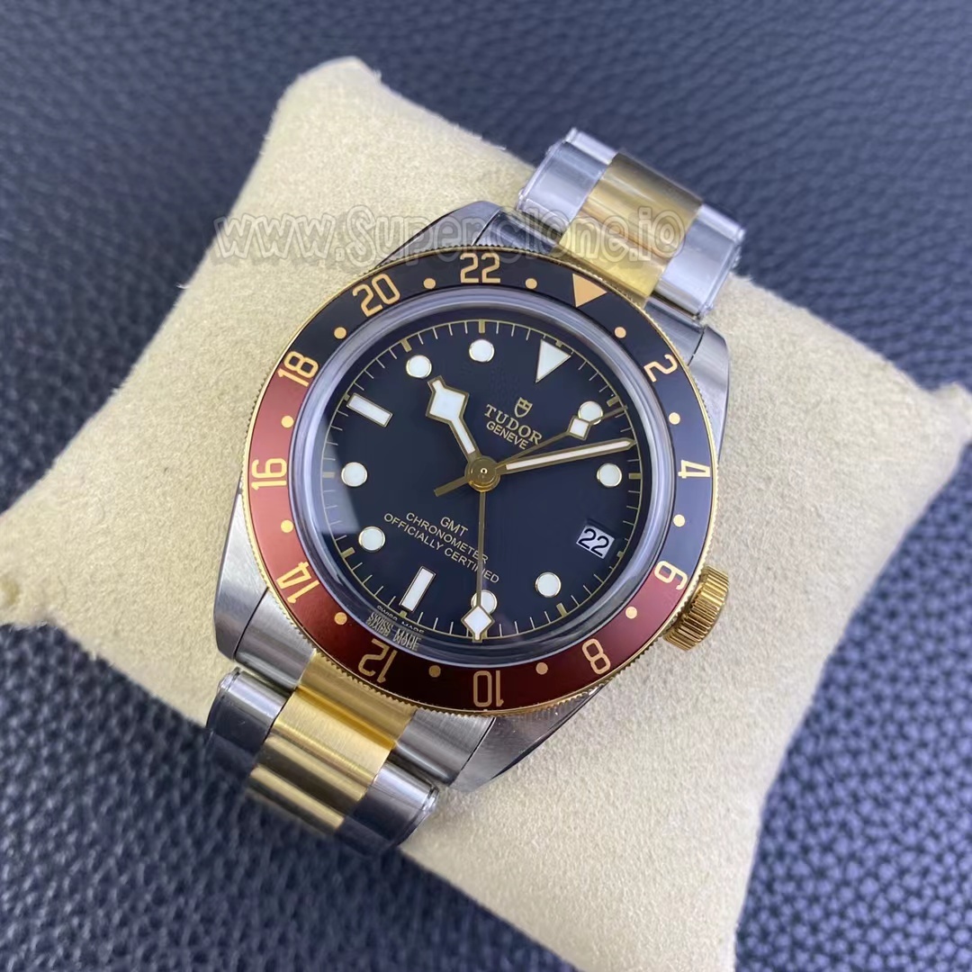 Tudor Black Bay 79833 Two Tone Watch Profile View