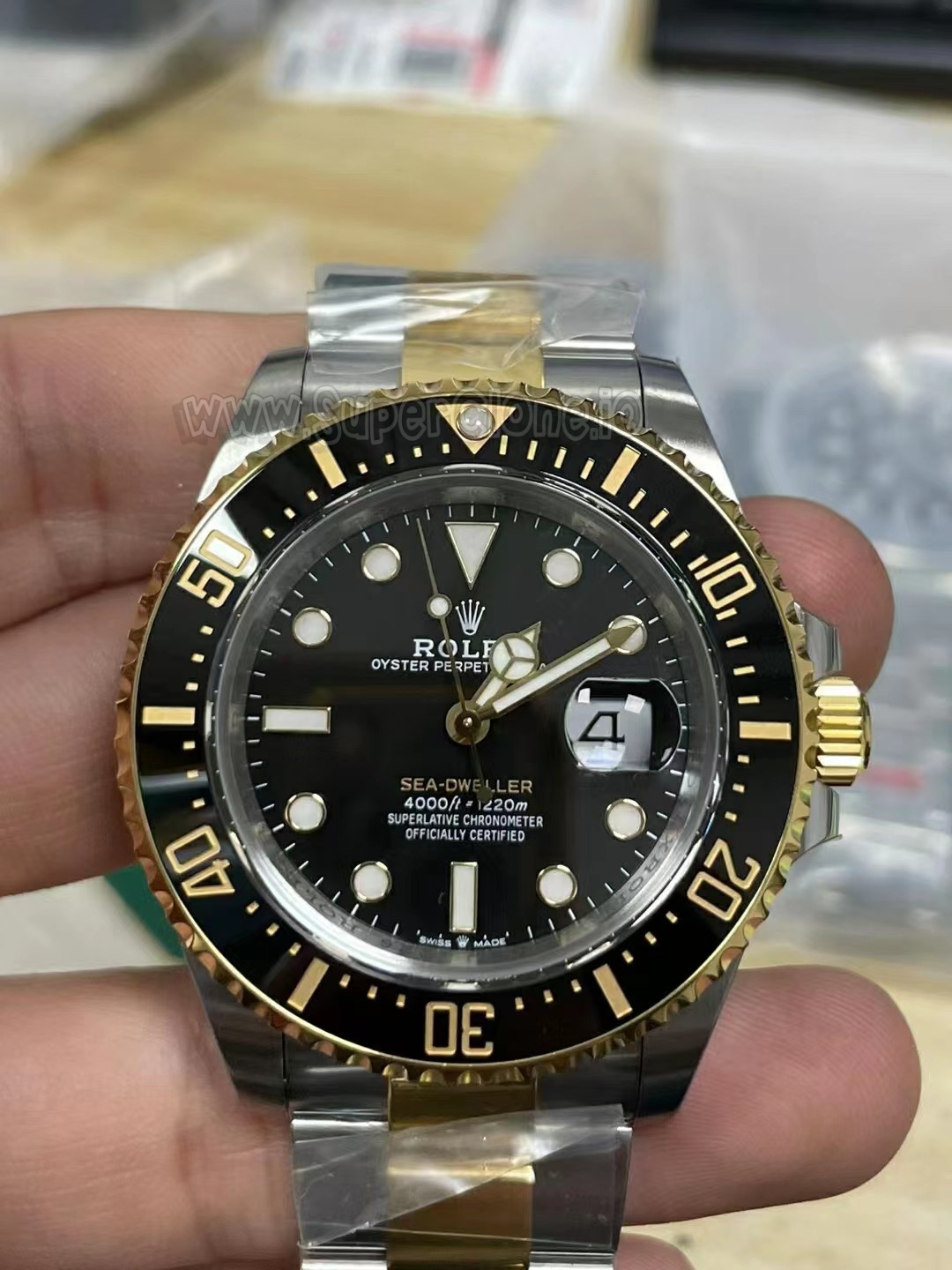 VS Factory Rolex Sea-Dweller 126603 Two Tone Full Profile