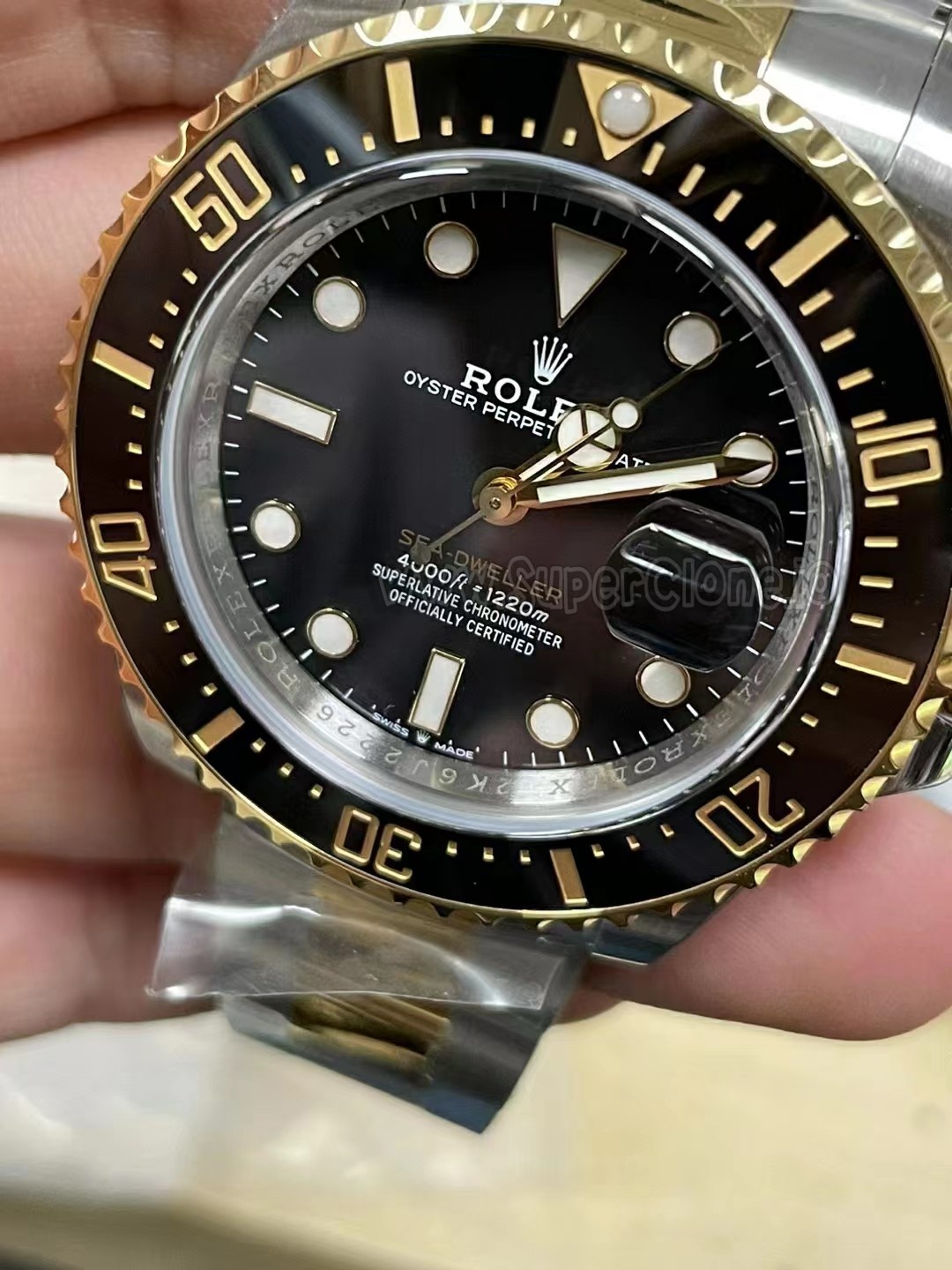 Sea-Dweller Black Dial Printing and Index Alignment