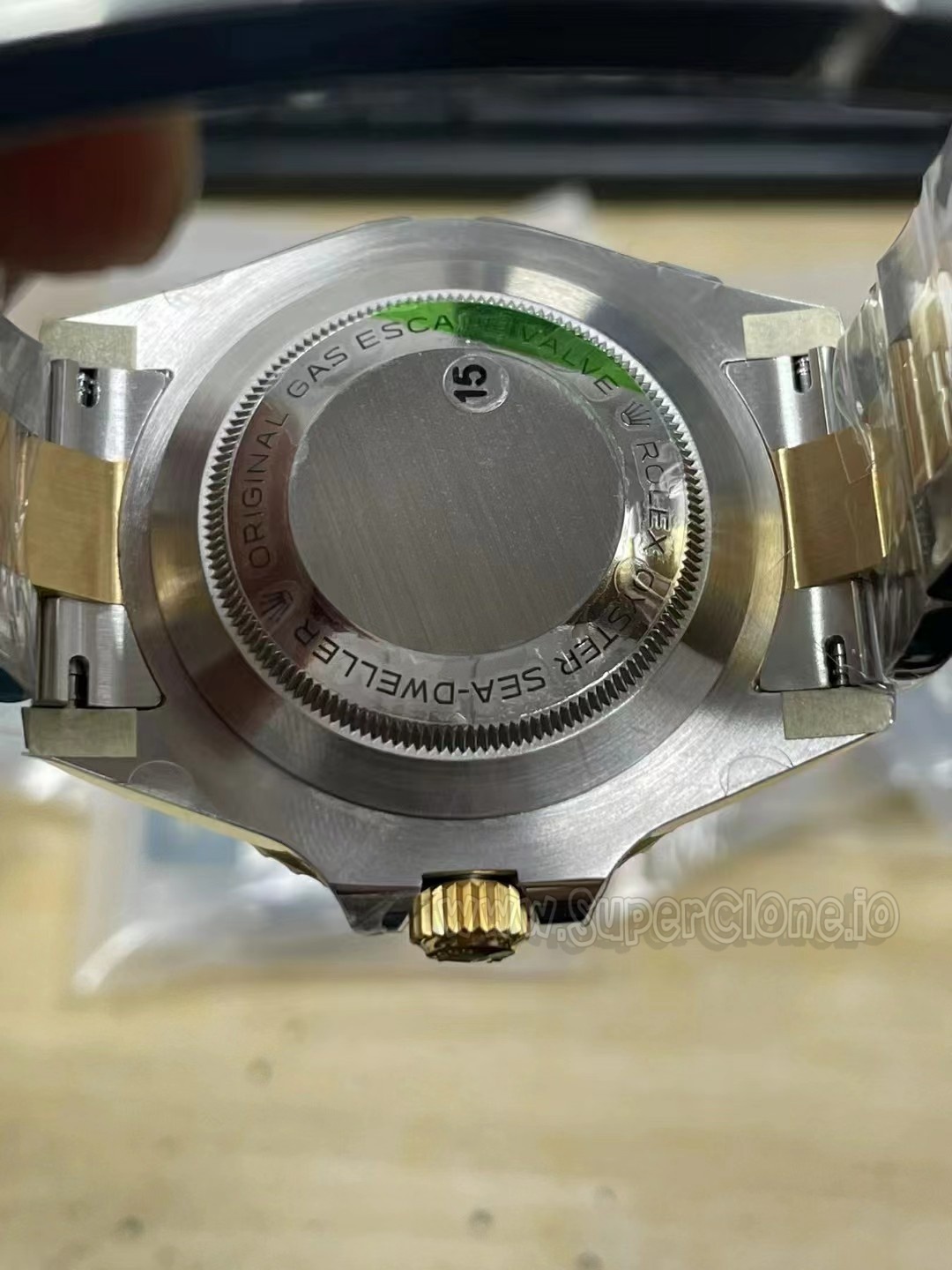 Rolex Sea-Dweller Solid Caseback Construction