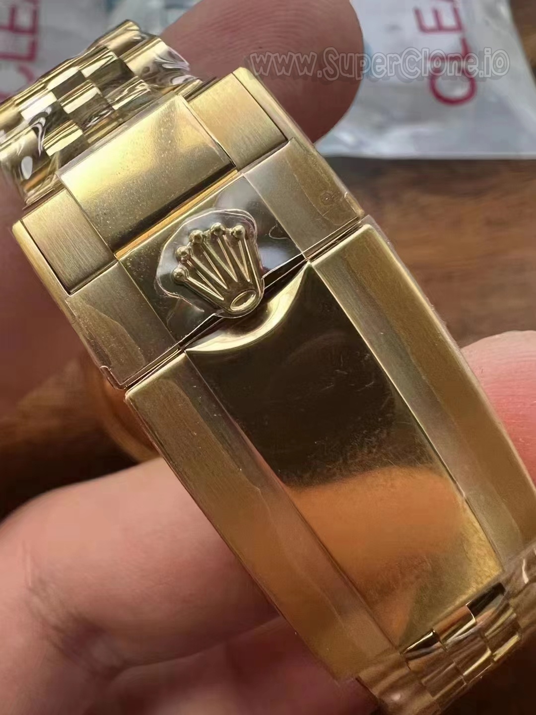 Clean GMT-Master II Two-Tone Clasp and Bracelet Finishing