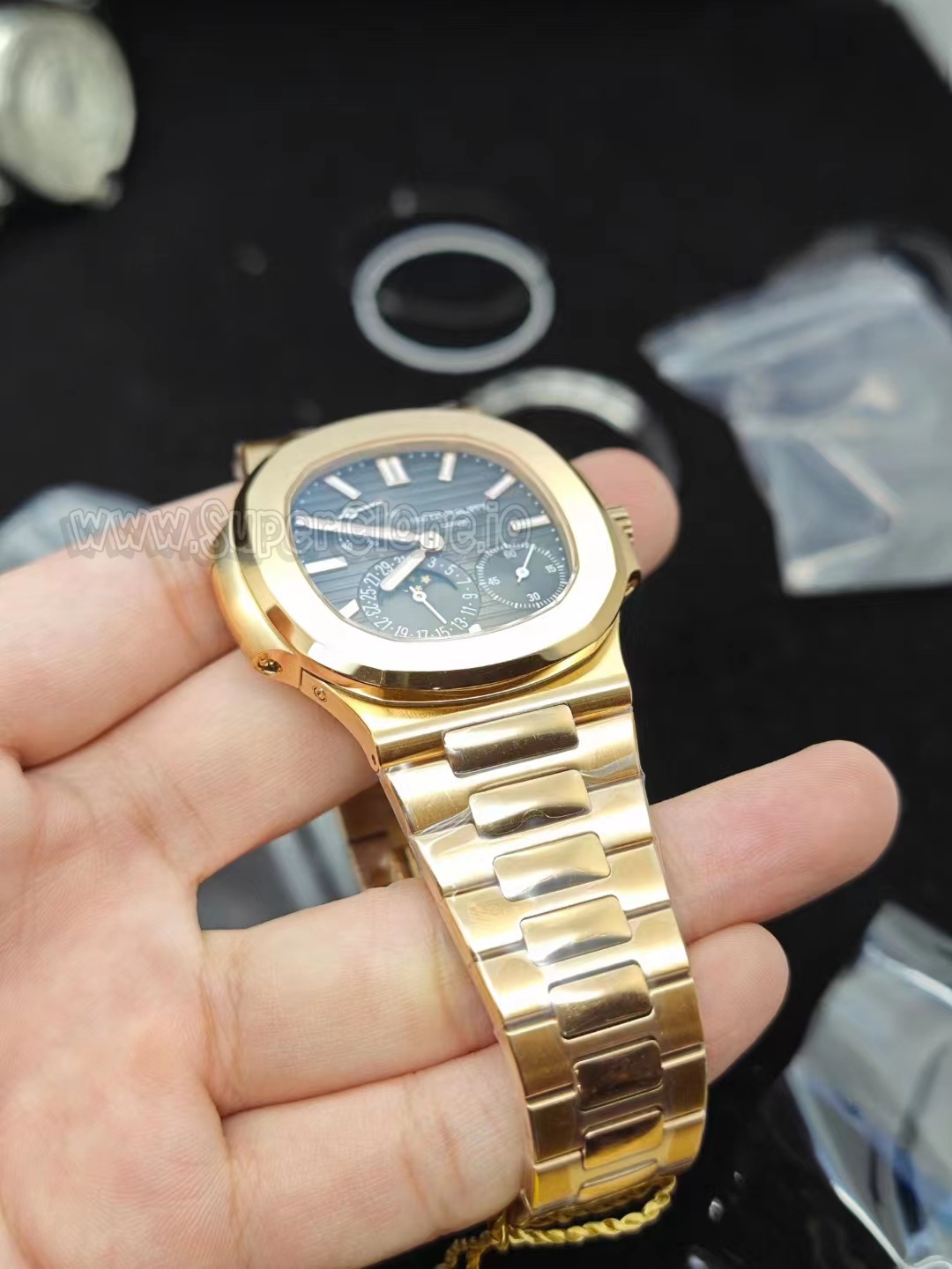 ZF 5712R rose gold version front dial view