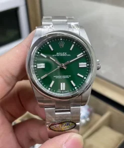 1:1 Clone Rolex Oyster Perpetual 31 Green Dial 277200 – 31mm Oystersteel Watch for Women