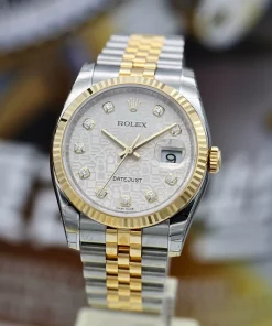 Superclone Rolex Datejust 116233 Silver Jubilee Two-Tone Jubilee