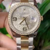 Superclone Rolex Datejust 116243 "Mother-of-Pearl Diamond" Two-Tone Oyster