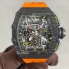 Superclone Richard Mille RM 11-03 Automatic Flyback Chronograph “Black Phantom” Carbon Case