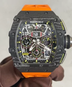Superclone Richard Mille RM 11-03 Automatic Flyback Chronograph “Black Phantom” Carbon Case