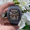 Superclone Richard Mille RM 47 Tourbillon Manual Winding “Samurai Black Phantom” Ceramic Case