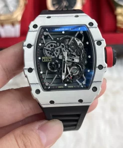Superclone Richard Mille RM35-01 White NTPT Carbon “RAFA Skeleton” Custom Edition