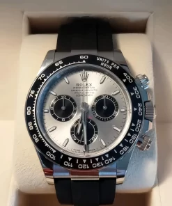 Superclone Rolex Cosmograph Daytona 40mm 116519LN “Cement Grey” Oysterflex