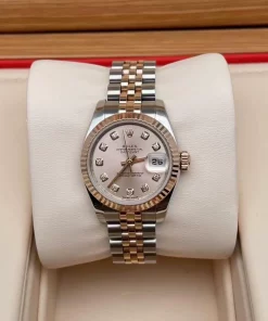Superclone Rolex Datejust 26mm Sundust Diamond Dial m179171 “Jubilee” Ladies