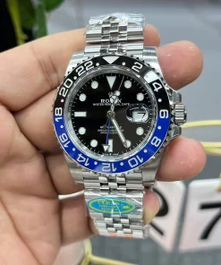 Superclone Rolex GMT-Master II 40mm 126710BLNR "Batman" Jubilee Bracelet
