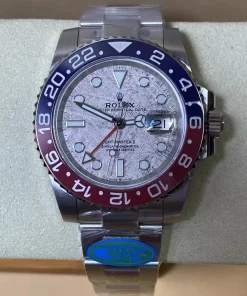 Superclone Rolex GMT-Master II 40mm Meteorite Dial 126719BLRO “Pepsi” Oyster