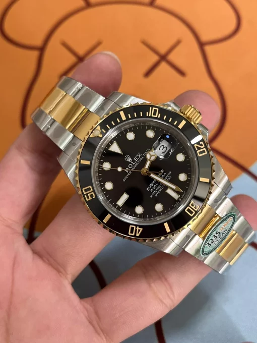 rolex-submariner-date-two-tone-black-clean-factory-v3-41mm-3235-movement-7