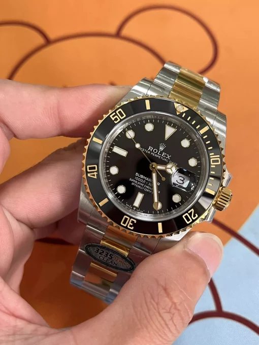 rolex-submariner-date-two-tone-black-clean-factory-v3-41mm-3235-movement-8
