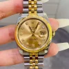 Superclone Rolex Datejust 116233 “Champagne Diamond Dial” Two-Tone Jubilee