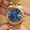 Superclone Rolex Datejust 116238 “Smoky Blue Dial” 18K Gold