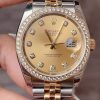 Rolex Datejust 116243 Gold Dial Diamond Bezel Superclone Edition
