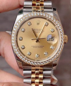 Rolex Datejust 116243 Gold Dial Diamond Bezel Superclone Edition