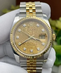 Superclone Rolex Datejust 116233 “Champagne Dial” Two-Tone Jubilee