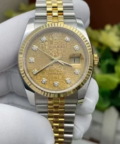Superclone Rolex Datejust 116233 “Champagne Dial” Two-Tone Jubilee