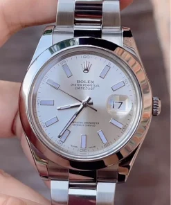 Superclone Rolex Datejust 116300 Smooth Bezel Oystersteel 41mm