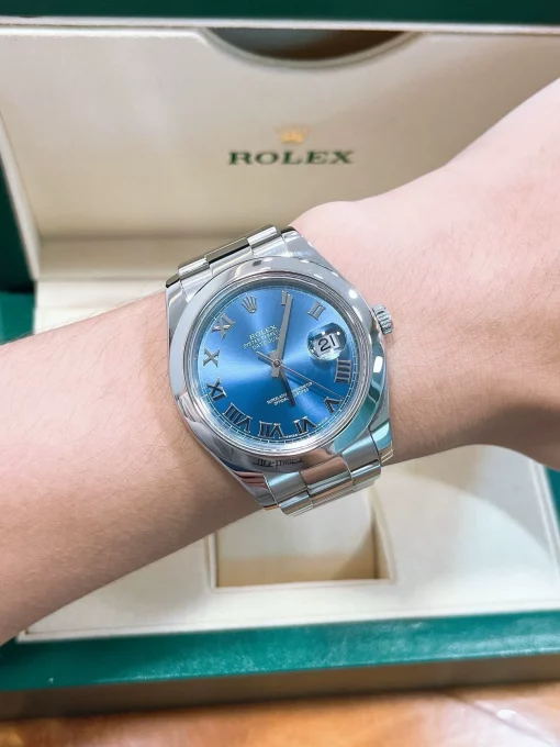 datejust-116300-blue-roman-dial-oystersteel-7