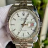 Superclone Rolex Datejust M116234 Snow White Dial Red Date Jubilee