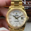 Rolex Day-Date 40mm Superclone Gold Case Mother-of-Pearl Dial with 3255 Movement