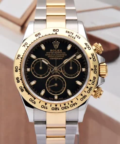 Superclone Rolex Daytona 116503 Black Dial Two-Tone Chronograph