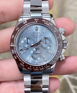 Superclone Rolex Daytona 116506 Ice Blue Platinum Look Ceramic Bezel