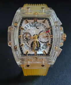 Superclone Hublot Transparent Soul Series Black Gold Round Table Knight
