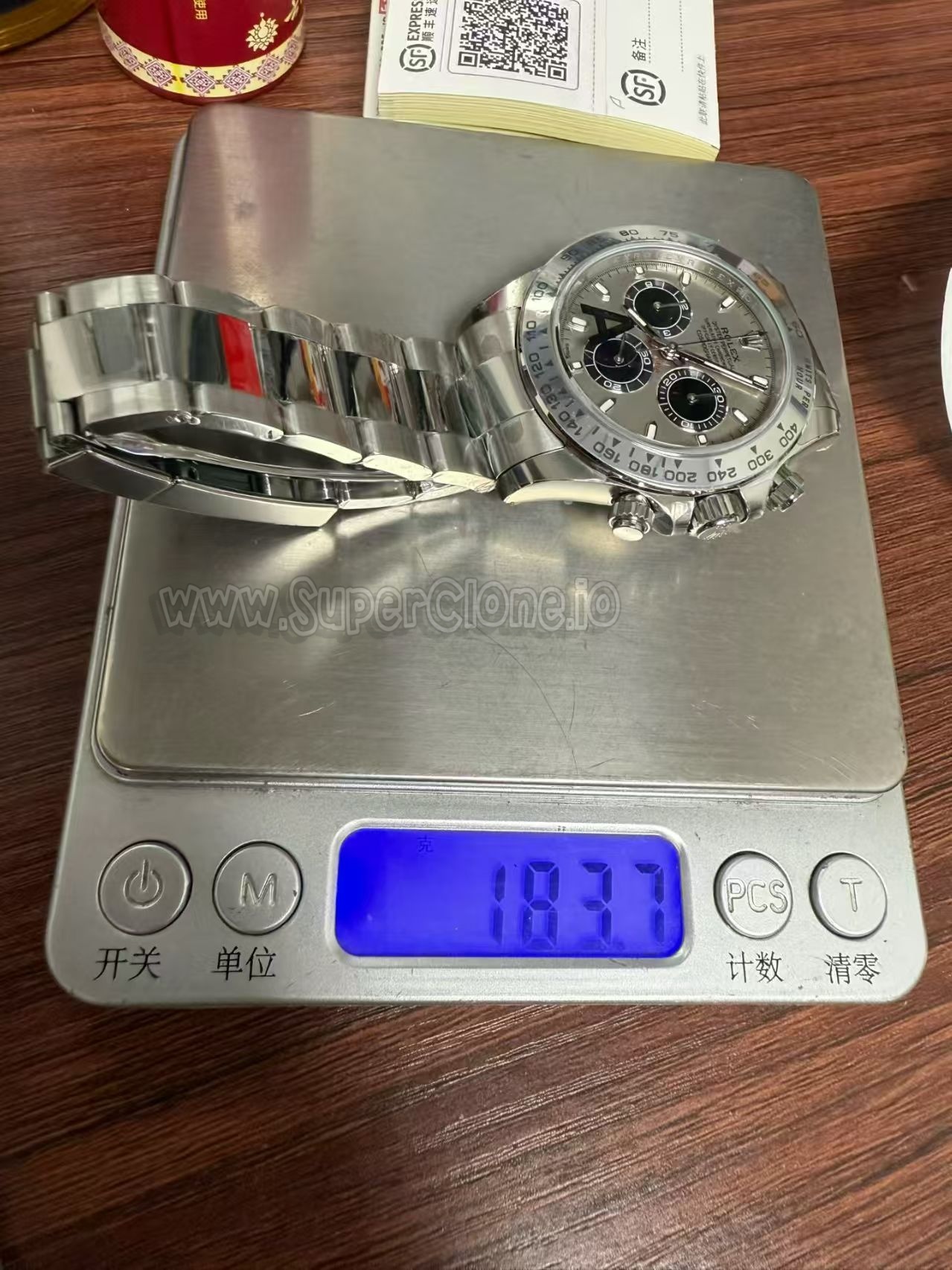 VS Factory V3 Heavy Daytona Scale Weight Measurement