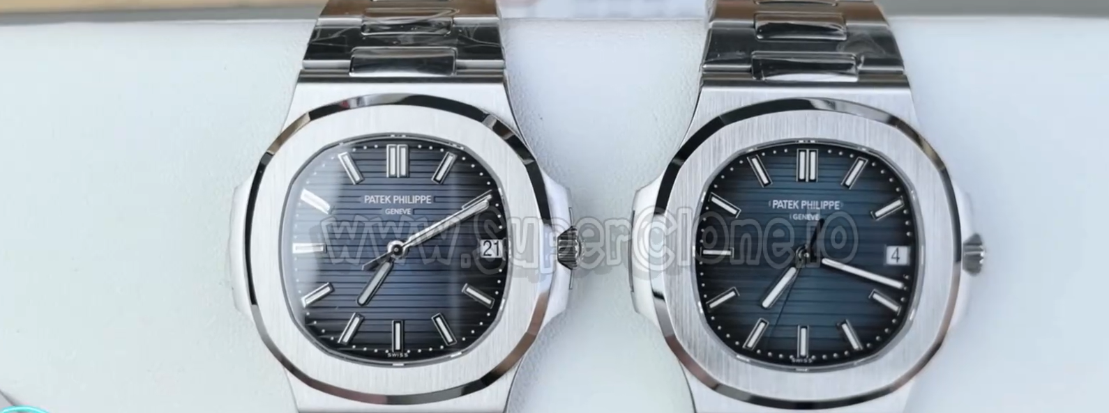 Blue dial color comparison between VF and DDF