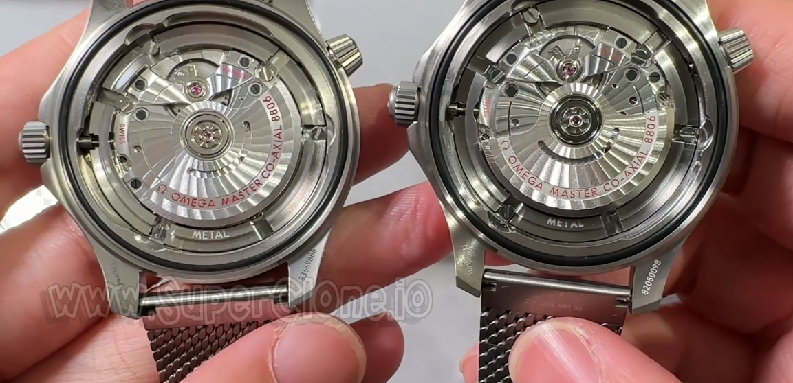 Automatic movement finishing comparison