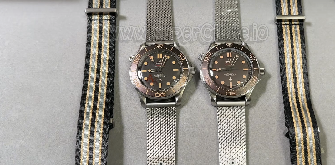VS vs OR Seamaster No Time to Die Titanium Watch Comparison